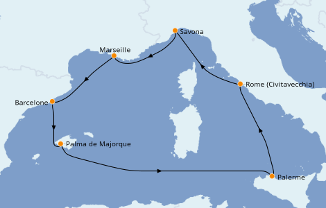 Crucero mediterraneo